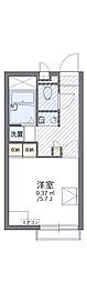 レオパレスTSUGIMURA 1Kの間取図画像
