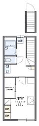 レオパレスootsuka 1Kの間取図画像