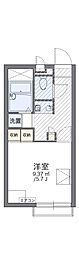 レオパレスリーヴ 1Kの間取図画像