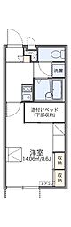 レオパレスゴールデン 1Kの間取図画像