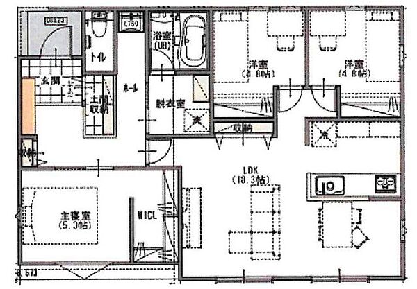 間取りを拡大表示