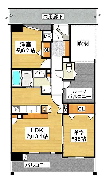 間取りを拡大表示
