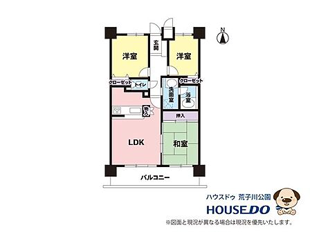 3LDK 間取り