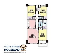 スペリアシティ名南アネックス1 3LDKの間取図画像