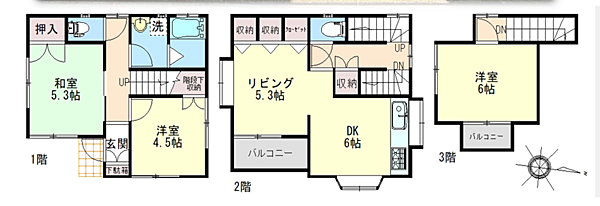 間取りを拡大表示
