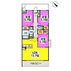 物件の間取り
