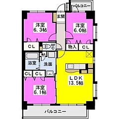物件の間取り