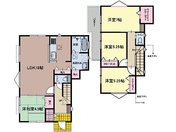 間取りを拡大表示