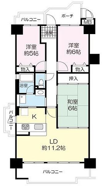間取りを拡大表示