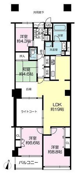 間取りを拡大表示