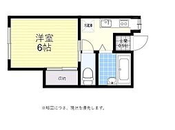 ラフォーレ武蔵 1Kの間取図画像
