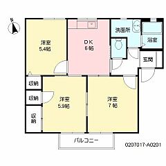 物件の間取り