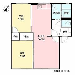物件の間取り