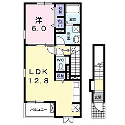 フェアリー5 1LDKの間取図画像