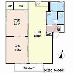 物件の間取り