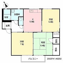 物件の間取り
