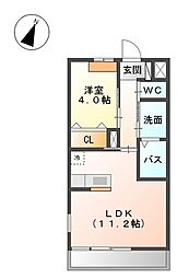 ESPOIRCLAIR 1LDKの間取図画像