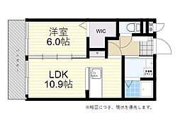 Stella小池原 1LDKの間取図画像