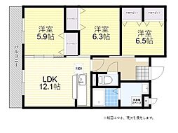 Stella小池原 3LDKの間取図画像