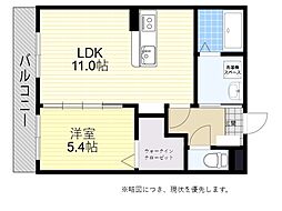 レモンテラスHASAMA2 1LDKの間取図画像