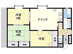 ユースエイト 3LDKの間取図画像