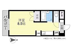 WINDOM新栄 ワンルームの間取図画像