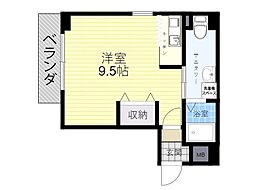 B.BOX 1Kの間取図画像