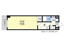 新町ASマンション 1Kの間取図画像