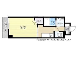 イマサ・モルゲン参番館 1Kの間取図画像