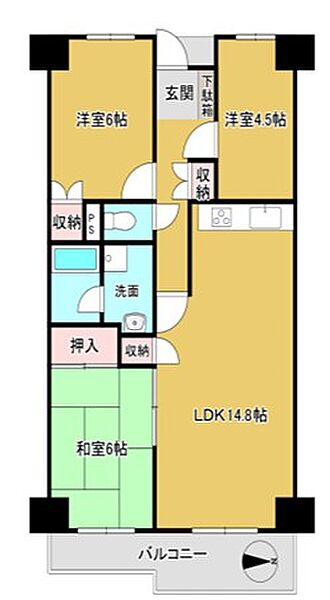 間取りを拡大表示