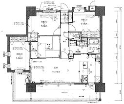 ファーネスト白木原駅前レジスタ 4LDKの間取図画像