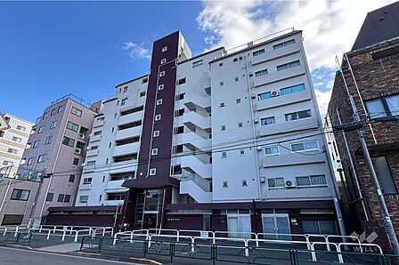 旭ヶ丘マンション(豊島区)の外観(西側から)