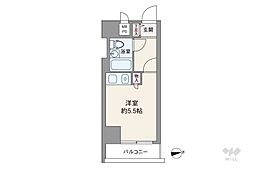 ライオンズマンション御徒町第3 ワンルームの間取図画像