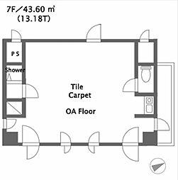 テロワール南青山の間取図画像