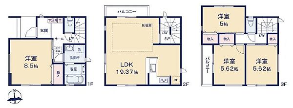 間取りを拡大表示