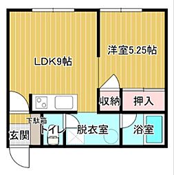 MS・星屑物語 1LDKの間取図画像