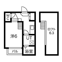 Airdevivre 1Kの間取図画像