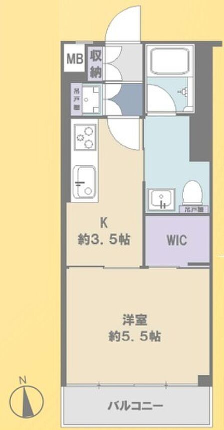 1K 間取り