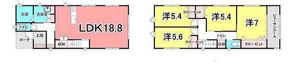間取りを拡大表示