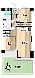 南烏山ヒミコマンション 2LDKの間取図画像