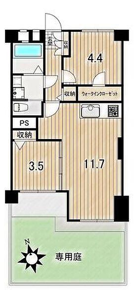 間取りを拡大表示