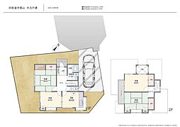 東南・南西角地の様な開放感 栗山中古戸建
