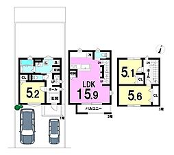 新築一戸建 名古屋市瑞穂区雁道町 全1棟