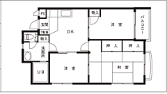 物件の間取り