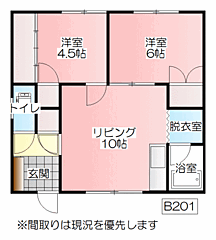 物件の間取り