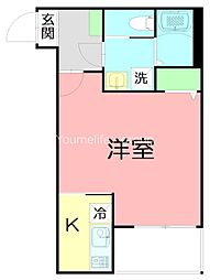 座間市入谷東4丁目新築 1Kの間取図画像