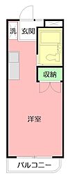 センチュリィ21厚木 ワンルームの間取図画像