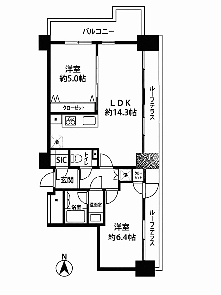 間取りを拡大表示