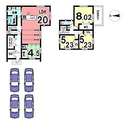 葛城市中戸 全5区画