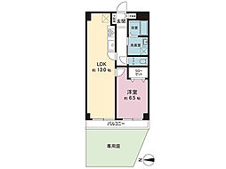 サニーパレス多摩 1LDKの間取図画像